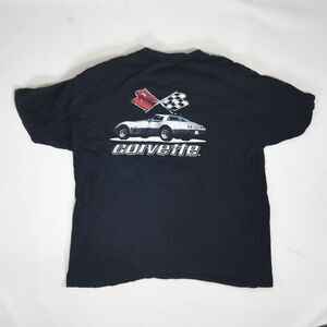 Vintage Corvette Spell Out T-shirt - XL